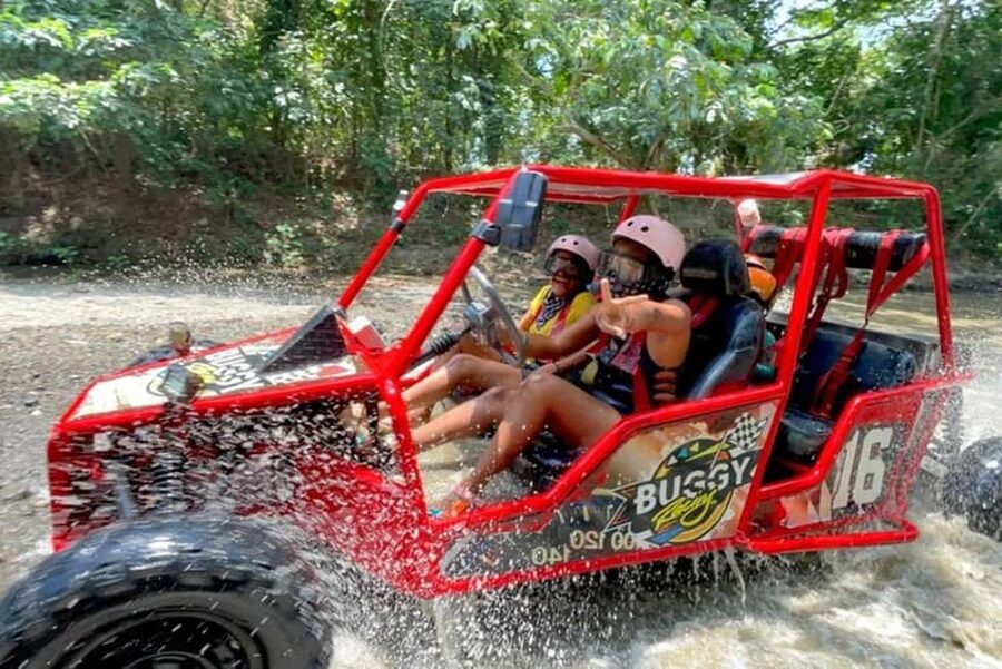 3x1: Monkeyland Damajagua Falls & Buggy Tour Puerto plata - FAQ
