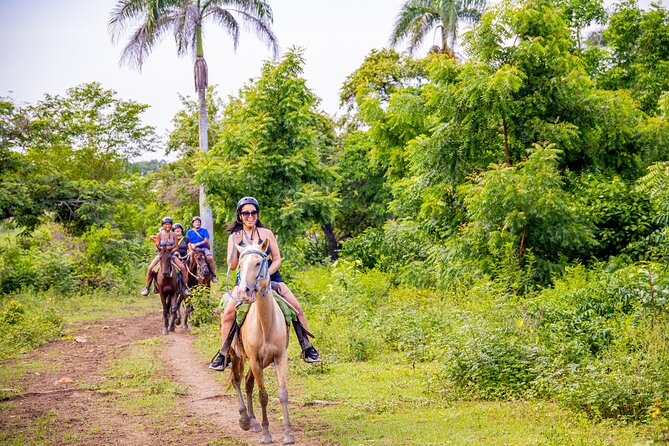 4 on 1 Tour. (Included Buggy, Zip lines, Horseback & Atabey Park) - Zip lines on the Palo Amargo mountain + safari and horseback time