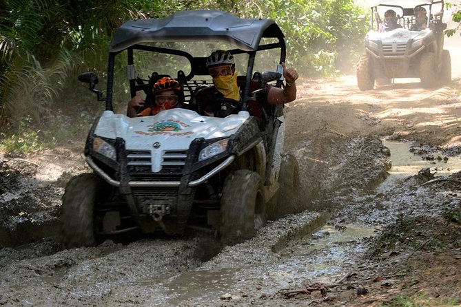 4WD Quad Terracross + Breef Safari, River Cave and Macao Beach - Terracross + 4WD driving: what the “muddy narrow roads” really means