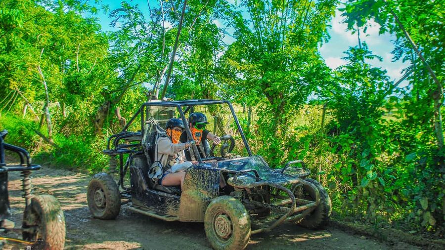 4x4 Adventure in Punta Cana: ATV, Buggy & Cave - Macao Beach Finish: Virgin Coast Time, Sunset, and a Short Market Visit