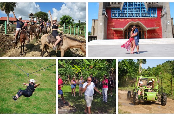 5 activities in 1 Day, Buggies,Horseback Riding,Zipline.City Tour - Early Pickup, Small-Group Reality, and a Fast Schedule