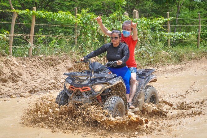 Adventure:4x4 ATV Cave and Dominican Culture At Punta Cana - Cenote or Taino Cave: The Fresh Water Moment (and the 25-Foot Reality)