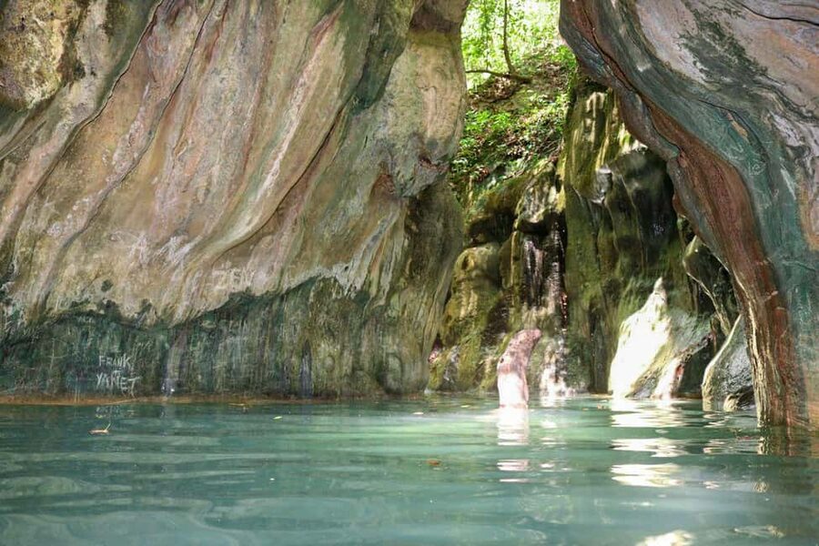 Amber Cove/Taino Bay: 7 Waterfall Tour with Swimming & Lunch - The 4-Hour Flow: Bus Ride, Waterfalls, Lunch, Then the Short Stop