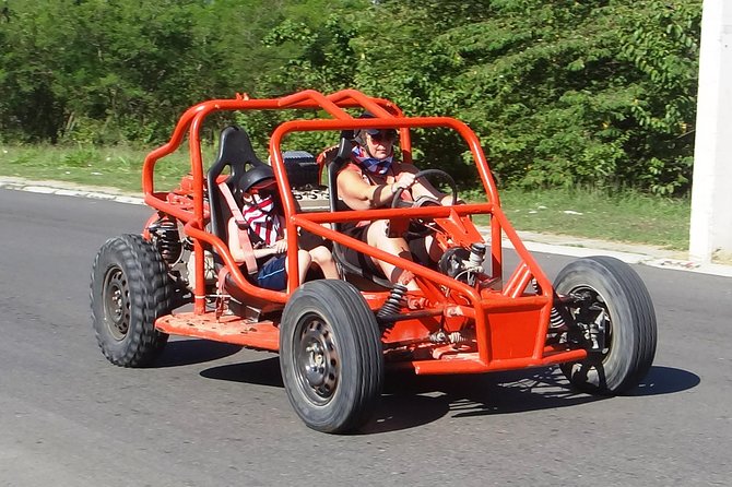 Amber Cove & Taino Bay Shore Excursion: 2 person Buggy Tour - Playa Bergantín Stop: Short Swim Energy, Big Relief