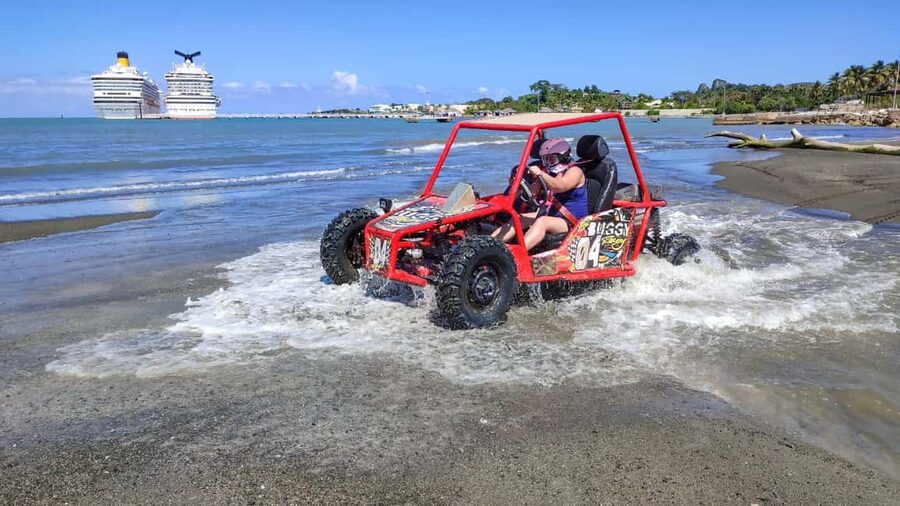 AMBER COVE TAINO BAY Super Buggy Tour - 90 minutes of countryside driving: villages, wet roads, and river crossings