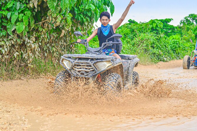 ATV 4x4 VIP Beach, Caves & Local Half Day Flavors - Playa Macao: the beach time you actually came for