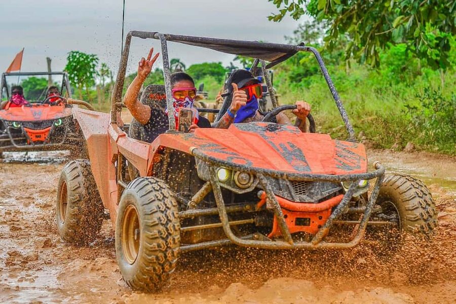 ATV and Buggy Excursion 4x4 in Punta Cana with Water Cave - Macao Beach: time to rinse, relax, and read the waves