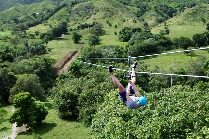 ATV N Zip: 8 Zip Lines plus ATV's - Puerto Plata ATV and Zip Lines at Country World Adventure Park