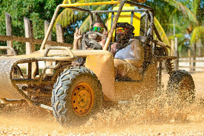 ATV or Buggy Ride at Macao Beach and Taino Cave in Punta Cana - Domitai Park Taino cave: stairs, dripping water, and photo time