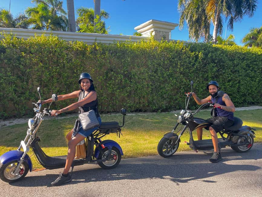 Bavaro Punta Cana: City Tour with Harley models E-Scooters - Picking Up in Punta Cana and Getting Ready (Without a Stressful Scramble)