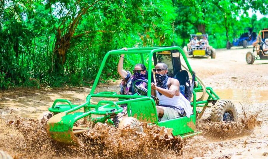 Bavaro: Punta Cana Highlights Tour w/ Double Buggy Excursion - Riding to Playa Macao: Caribbean Views, Then a Decision