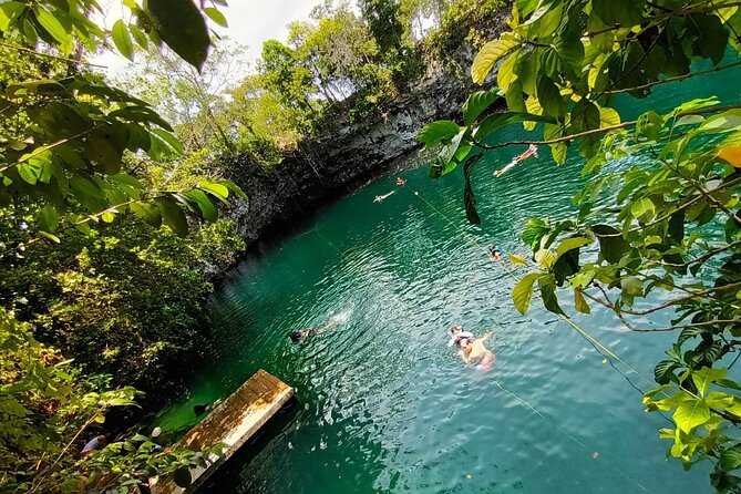 Blue Dudu Lagoon - Laguna El Dudu: three depths, overhead zipline, and Taino caves