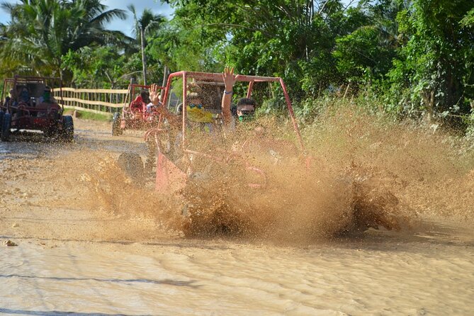 Boogies & Polaris - Explore Punta Cana in a Buggy - Macao Beach for 35 Minutes: Fast Swim, Big Reward