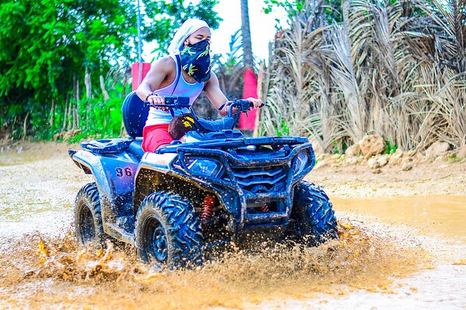 Buggy 4x4 & Horseback Combo Tour in Punta Cana : Cave & Culture - The blue cenote swim: cool water in a cave-like setting