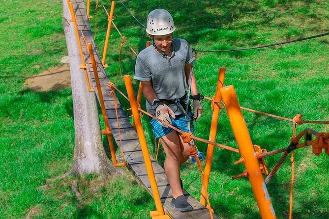 Buggy, Horse and Zip Line with Lunch included from Punta Cana - Macao Zip Line: 8 carbon lines and a suspension bridge moment