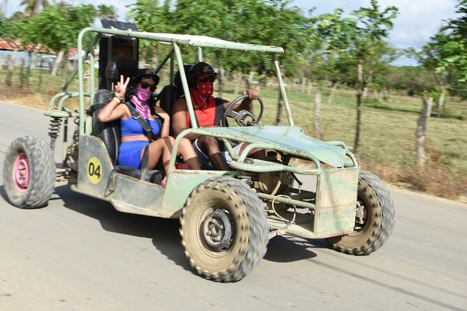 Buggy Route Adventure in Punta Cana - Macao Beach at the end: public sands, palms, and a real hour to swim