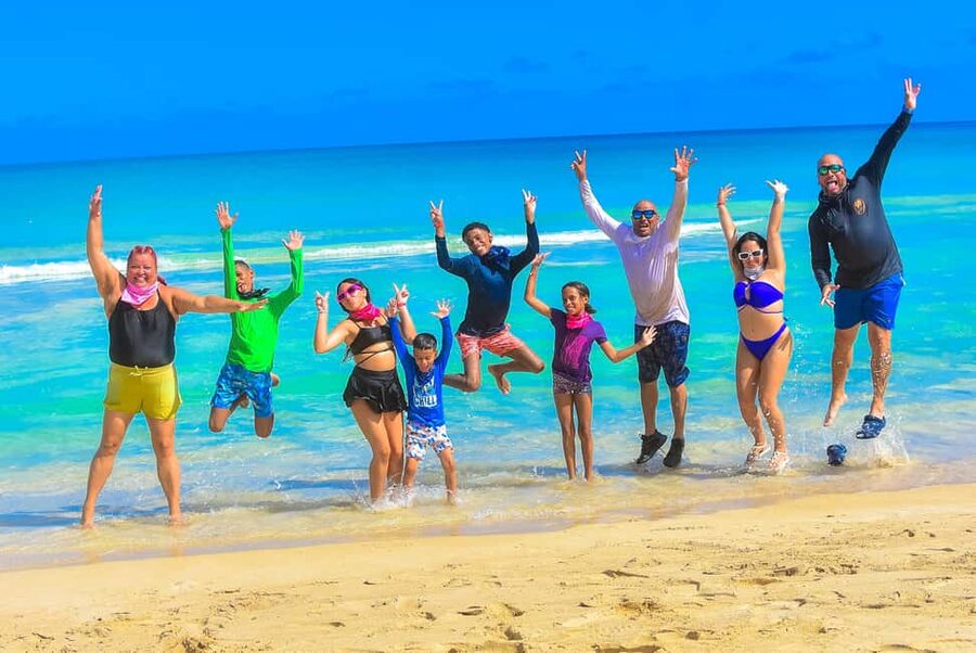 Buggy Tour in Punta Cana: Mamajuana - Coffee - Swimming in Cenote and Macao Beach - Macao Beach After the Off-Road: Turquoise Water and White Sand