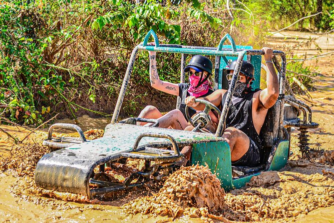 Buggy Tour Punta Cana A Cenote Secreto, Playa macao - Playa Macao time: white sand, waves, and real photo opportunities