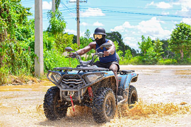 Buggy Tour Punta Cana: MagicalCaves ,Dream Beaches & Culture - Macao Beach: soft sand break with limestone cliffs