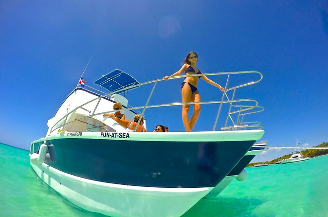Cap Cana Private Family Catamaran - Juanillo Natural Pool: a swim-style stop with real scenery