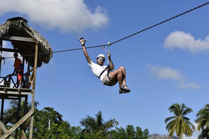 Eco Aventure Park+ Zipline+Horseback Ride+Buggy - The Finish at Macao Beach: A Quick Dip, Then Done