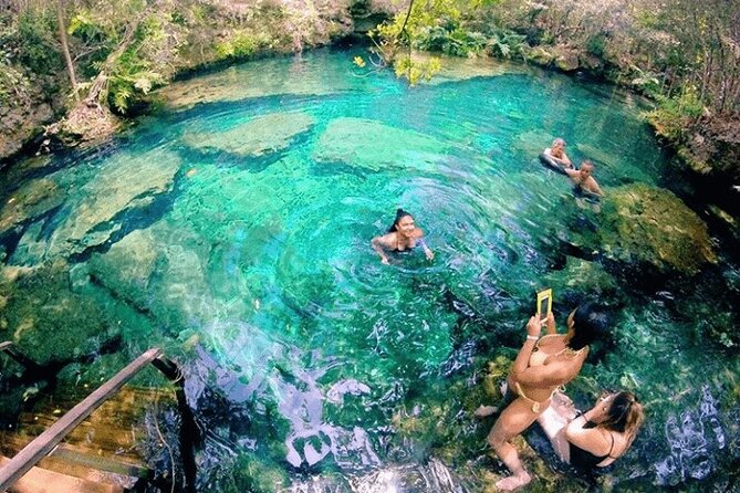 Eco Exploration: Golf Cart Adventure and Catamaran Cruise - A Full-Day Eco Mix: Golf Carts, Cenote Swim, and Catamaran Cruise