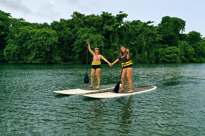 Eco Park Punta Cana by Marinarium Parks - The river section: kayaks, paddleboards, bamboo raft, and swimming