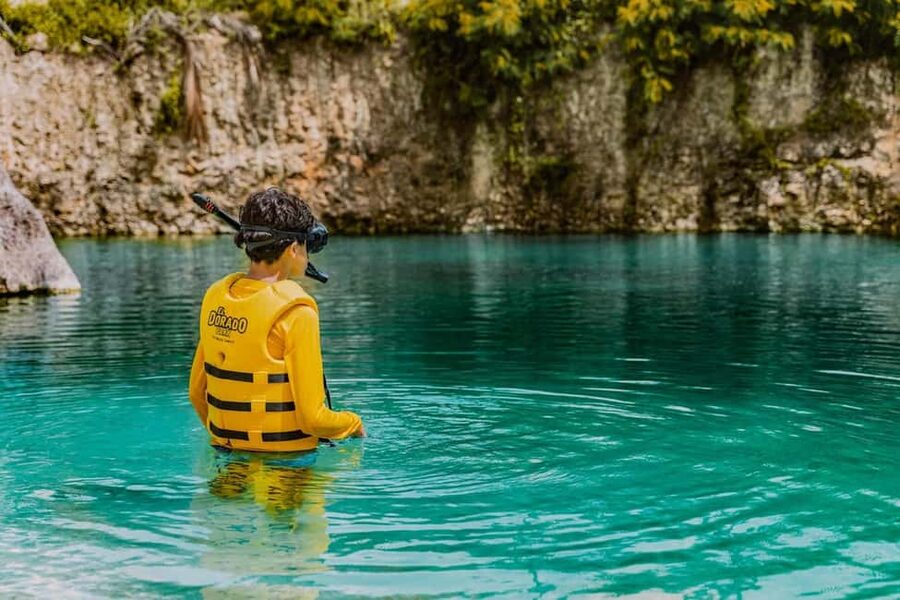 El Dorado Water Park Full Entry and Transfer from Punta Cana - Cabanas, cave swimming, and kayaking-type breaks
