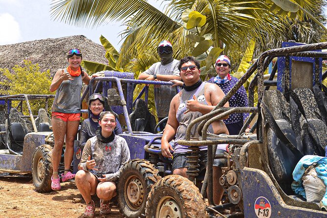 Experience in quadricycle ATV Punta Cana Playa Campo and Tradition - Macao Beach After the Caves: Soft Sand and Limestone Cliffs