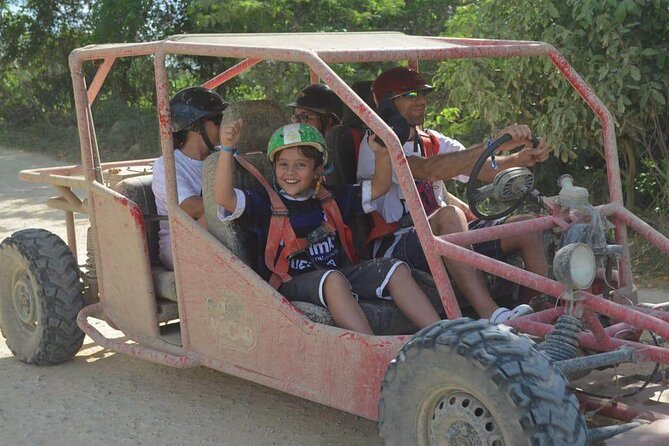 Extreme Buggy From Punta Cana Transportation Included - The Macao Beach payoff: blue water after the dirt