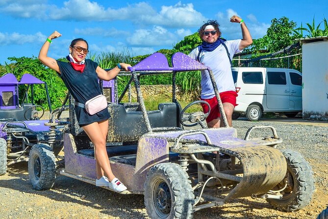 Family Friendly ATV and Buggy Excursion in Punta Cana - Macao Beach after the trail: rinse off and treat the waves with respect