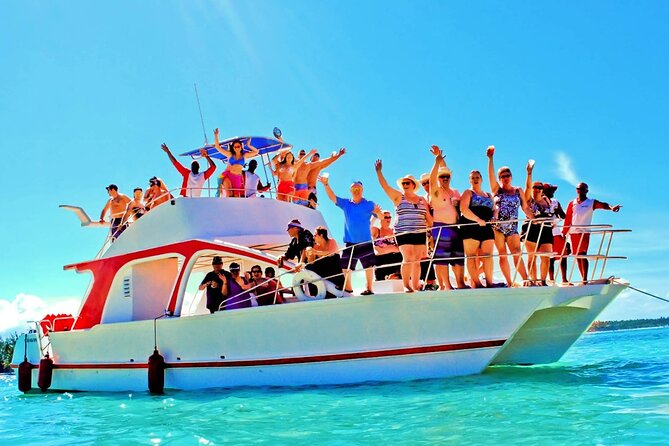 From Punta Cana: Party Boat + Snorkeling Live Music Drink Open B - Hotel Pickup and a Simple 2:00 pm Start