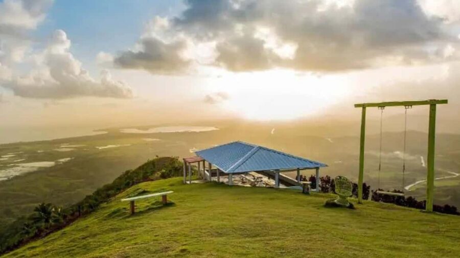 From Punta Cana: Redonda Mountain & Emerald Coast Tour - Samaná Bay and lagoons: what you’re seeing from the top