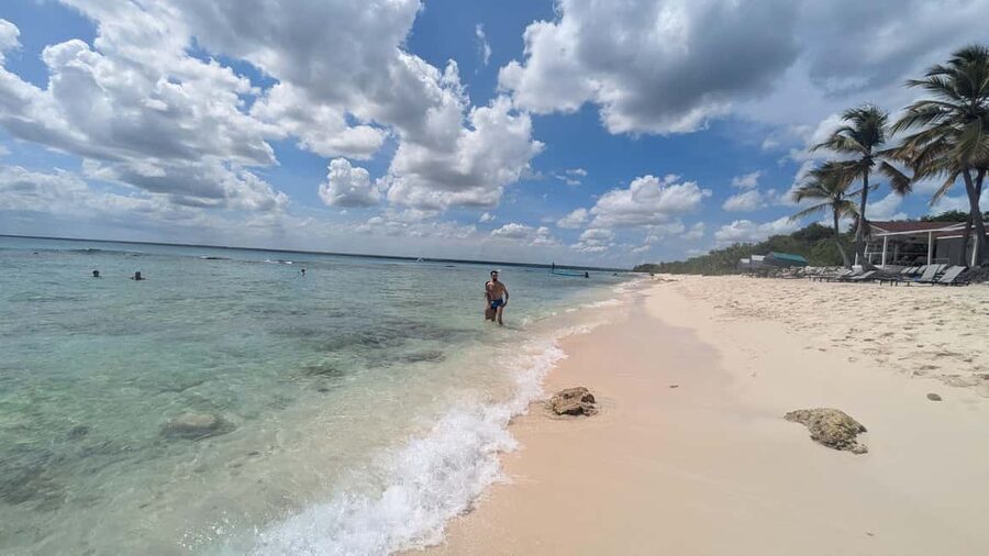 From Santo Domingo: Catalina Island Day Tour - Getting picked up: Parque Colón and Puerta del Conde at 7:30
