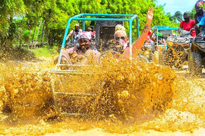 Full-day Buggy & Party Boat tour: snorkel, open bar, cave pool - Pickup and timing: how the day stays organized from 8:30 am