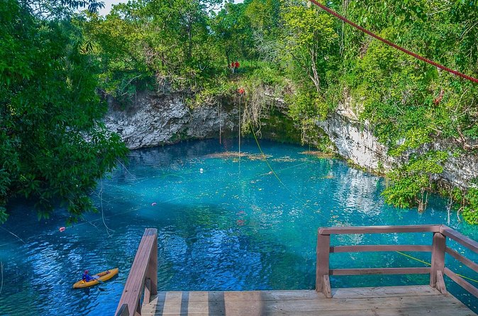 Full Day Tour to the Blue Lagoon and 7 Different Destinations - Laguna El Dudu (Blue Lagoon): swimming, fish, and the rope-and-zipline adrenaline