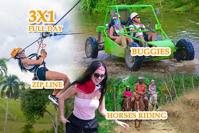Full Pack Buggies + Horses + Zip Line + Food in Punta Cana - Key highlights to know before you go