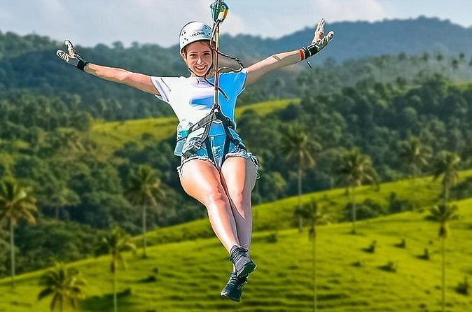 Fun Park Adventure in punta cana Super Combo of 4 - Zipline Through the Canopy: The “Wow” Moment