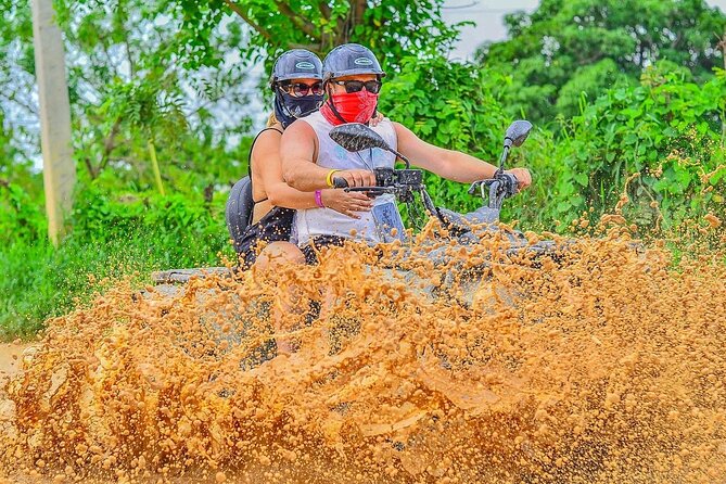 Half-Day Adventure 4x4 ATV, cenote and Macao beach in Punta Cana - Los Hoyos del Salado Cenote: A Water Cave You Can Swim In