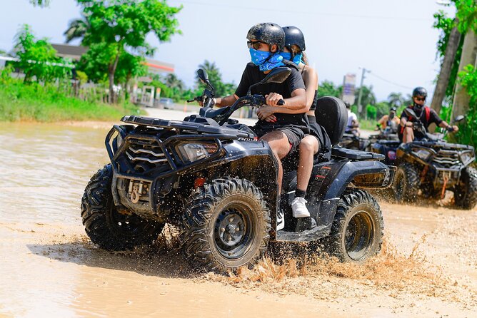 Half-Day Adventure 4x4 ATV, cenote and Macao beach in Punta Cana - Macao Beach Finish: Limestone Cliffs and Real Beach Time