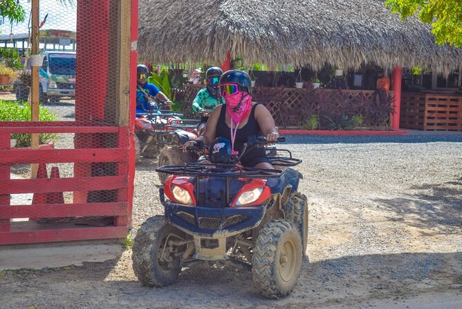 Half Day Adventure 4X4, ATV, Visit Macao Beach and a River cave - At the Ranch: Equipment, Safety, and How the ATV Ride Works