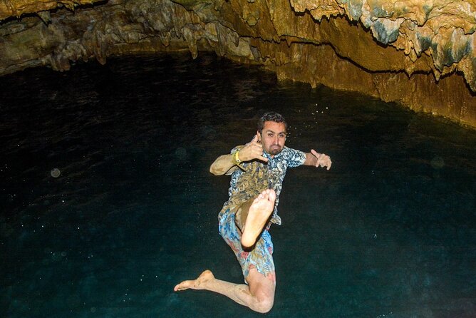Half-Day Buggy adventure Tour! Visit Macao Beach and River Cave - Taino Cave swim: 5 meters down and surprisingly refreshing