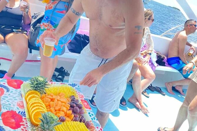 Hip Hop Beat and Live Dj Adults Only Party Boat and Free drinks - Food on Board: Nachos, Fruit, and No-Hassle Snacking