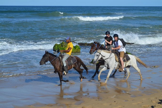 Horseback Riding Tour Adventure on the Beach - The ranch intro: equipment, helmet use, and a quick riding check