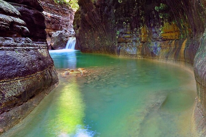 Hotels - Airbnb & villas pick up - WATERFALLS OF DAMAJAGUA - At the Falls: Slides, Pools, Caves, and Jump-In Areas