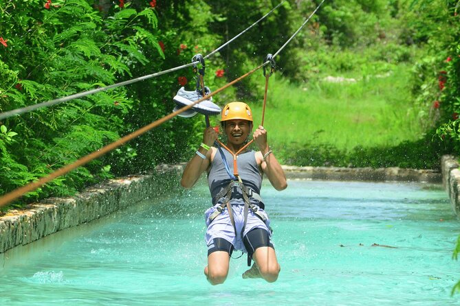Jet Ski Punta Cana Water Park with Zipline & Inflatable Course - Inflatable obstacle course: fun, messy, and very group-friendly