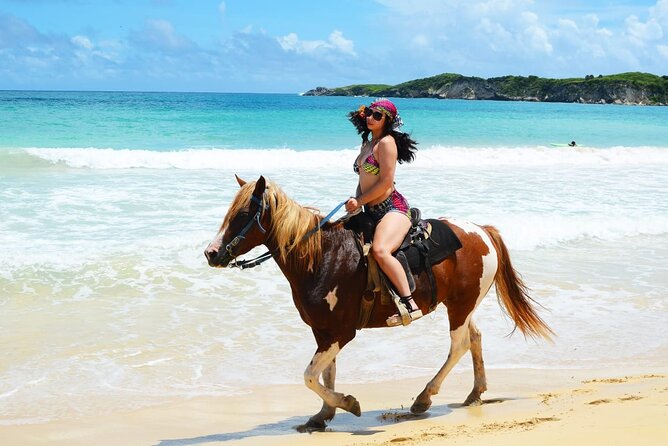 Jungle and Beach Horse Ridding round trip transportatin. - Getting There: Air-Conditioned Pickup and a Mobile Ticket
