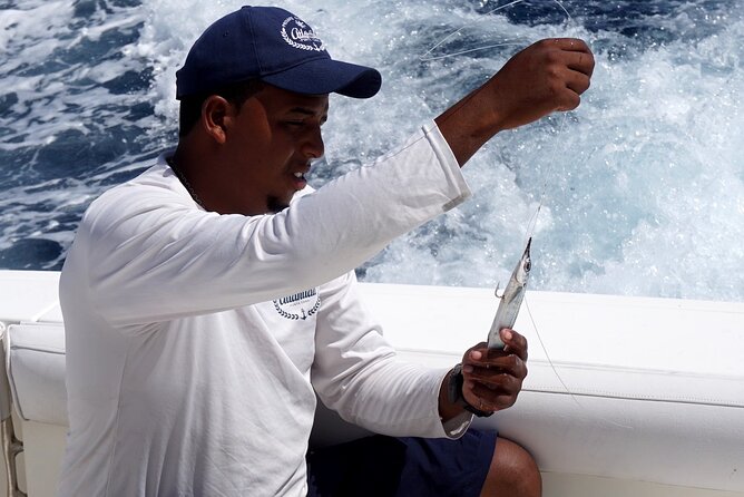 Marlin Fever at Marina Cap Cana -Private Sportfishing Charter - What It’s Like Onboard: snacks, drinks, and a crew that works the problem