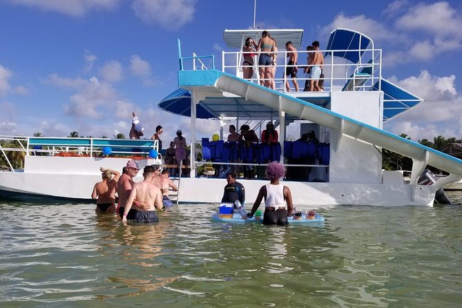 Party Boat in Punta Cana - Booze Cruse - Onboard party energy: music, drinks, and the water slide
