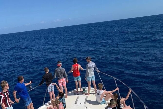 Private Cruise on a Hatteras 52 - Underwater viewing and snorkeling: treat it as weather-dependent